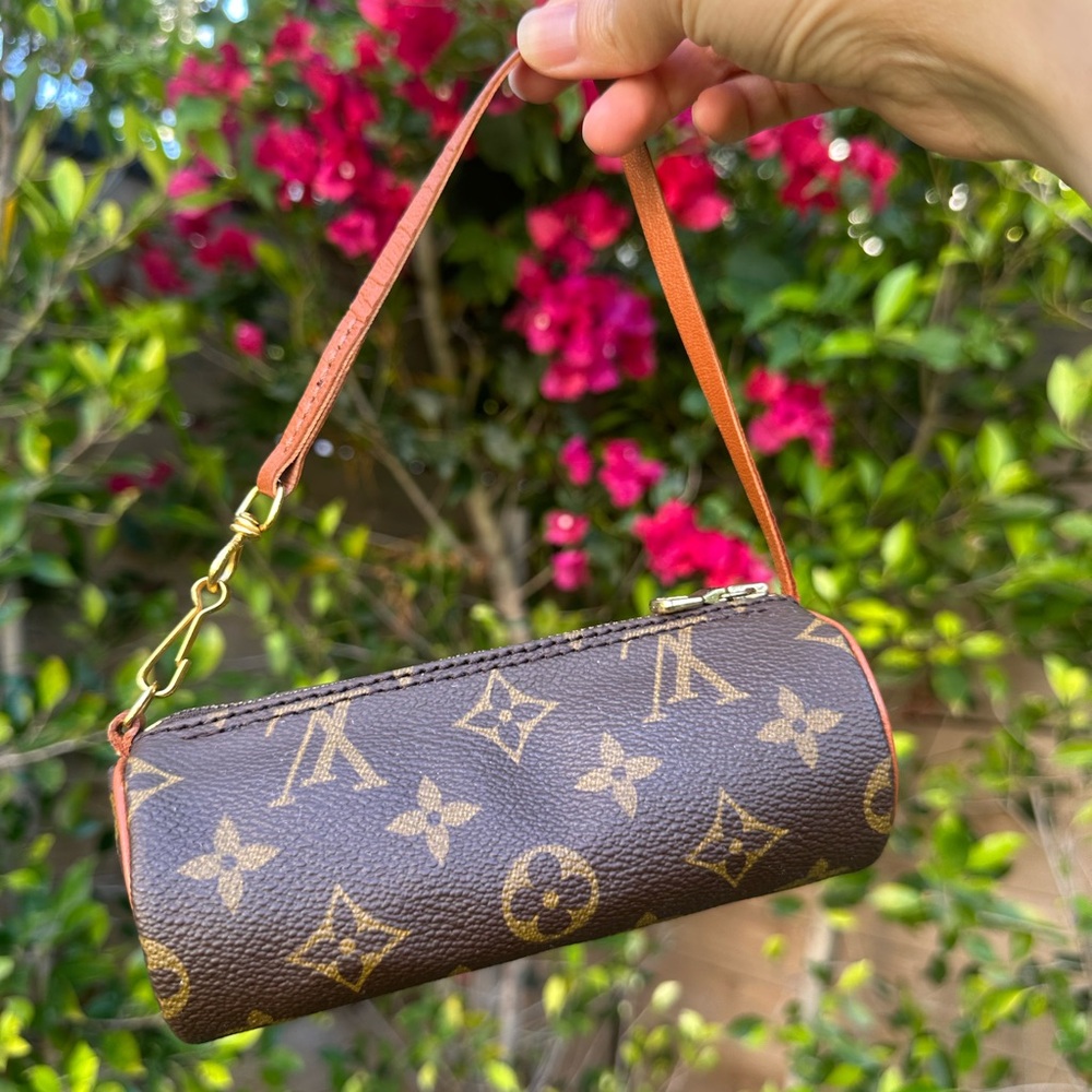 AUTH LOUIS VUITTON MINI PAPILLON POCHETTE